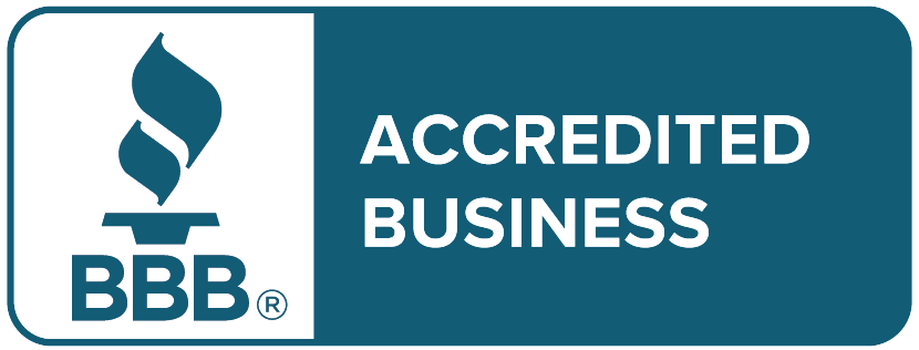 BBB Accredited Business logo.